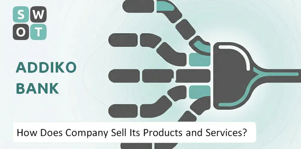 How Does Addiko Bank Company Sell Its Products and Services?