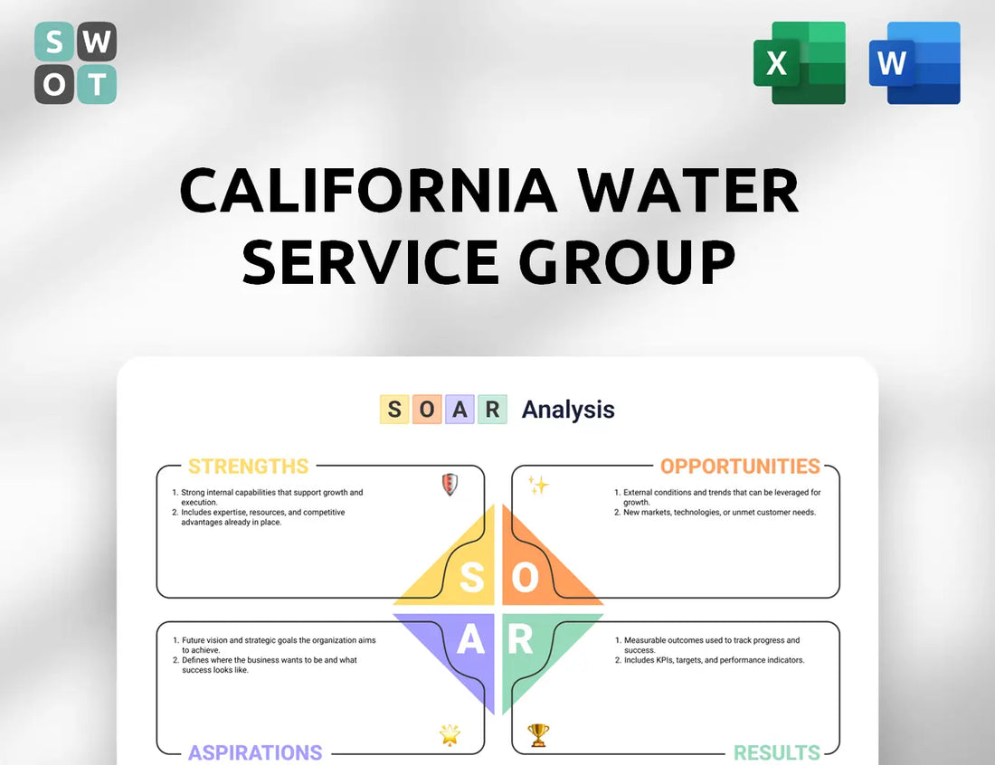 California Water Service Group SOAR Analysis