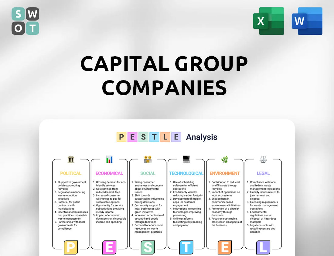 Capital Group Companies PESTLE Analysis