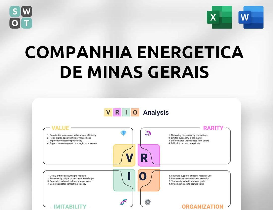 Companhia Energetica de Minas Gerais VRIO Analysis