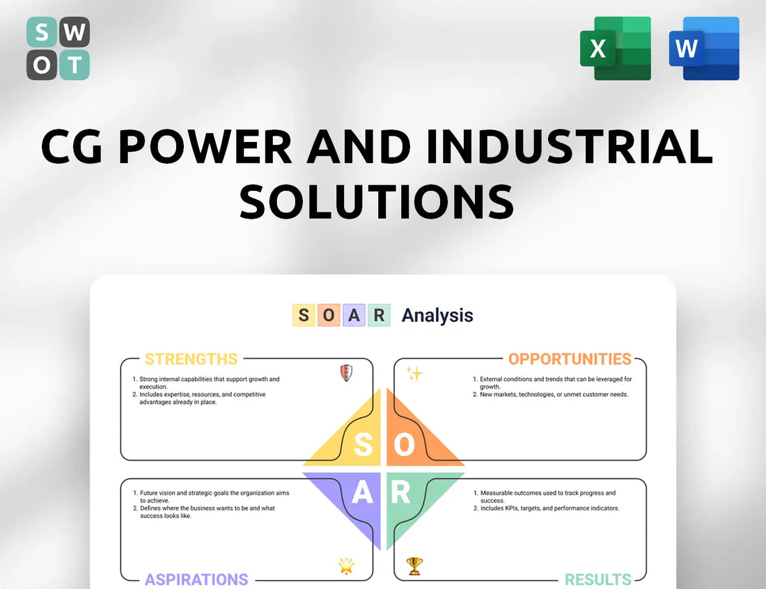 CG Power and Industrial Solutions SOAR Analysis
