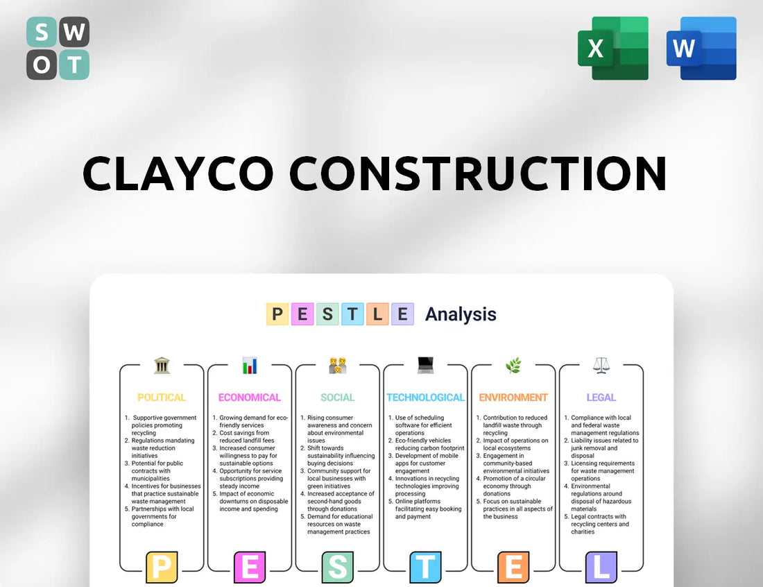 Clayco Construction PESTLE Analysis