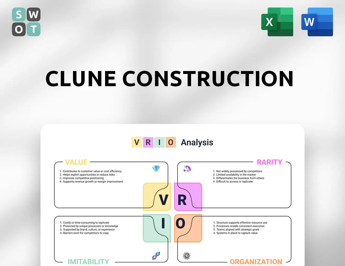 Clune Construction VRIO Analysis