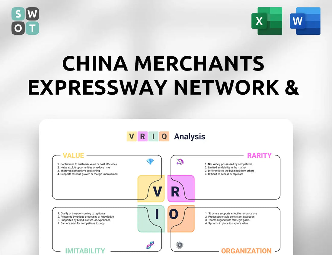 China Merchants Expressway Network & Technology Holdings VRIO Analysis