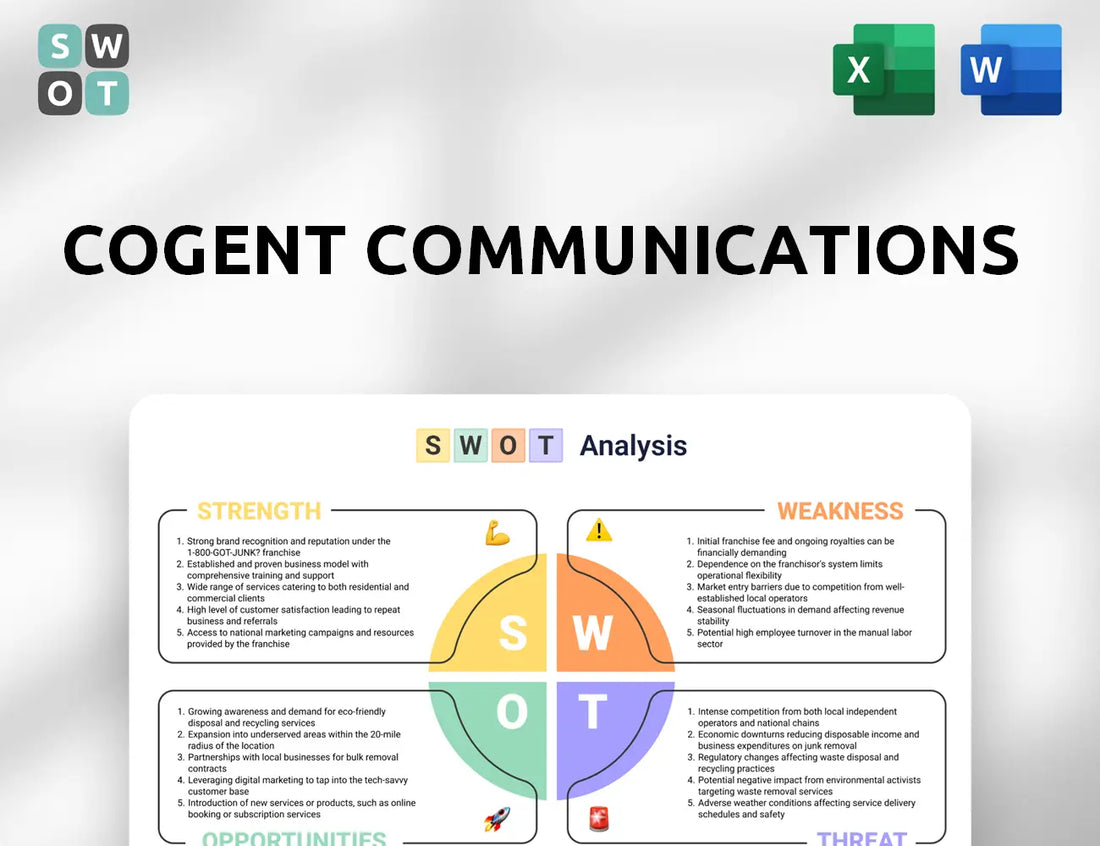 Cogent Communications SWOT Analysis