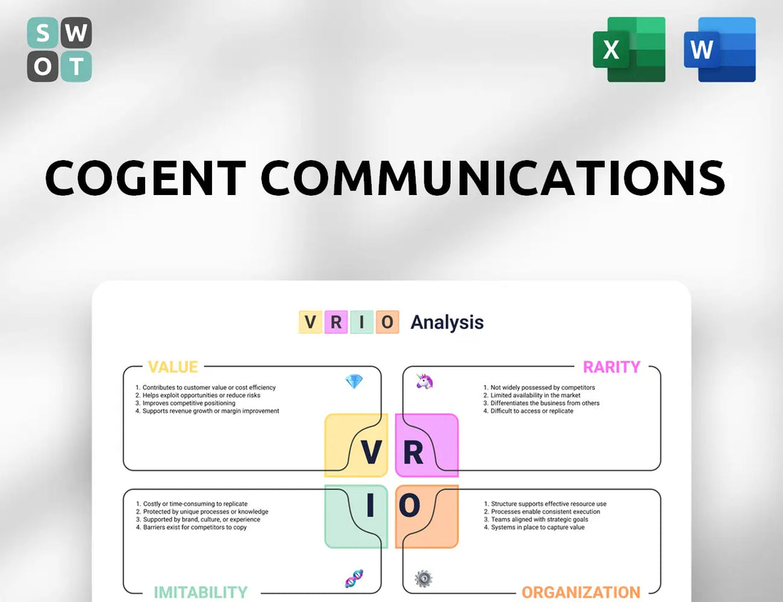 Cogent Communications VRIO Analysis