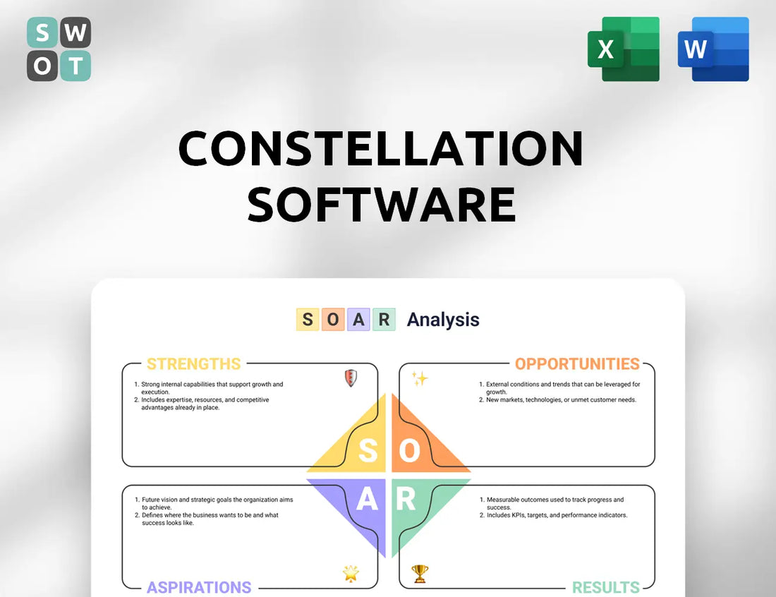 Constellation Software SOAR Analysis