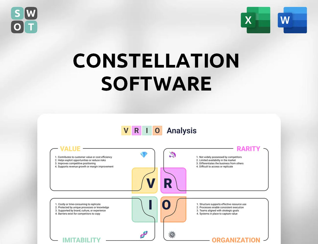 Constellation Software VRIO Analysis