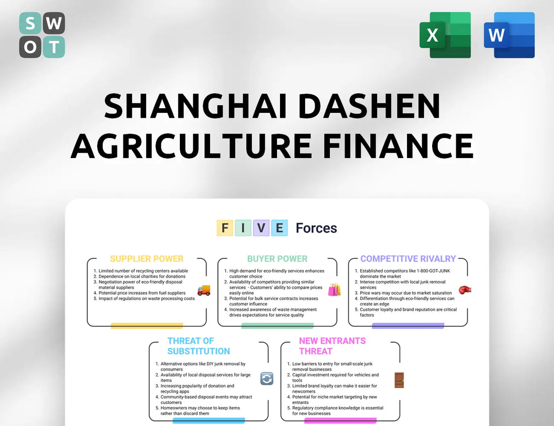 Shanghai Dashen Agriculture Finance Technology Porter's Five Forces Analysis