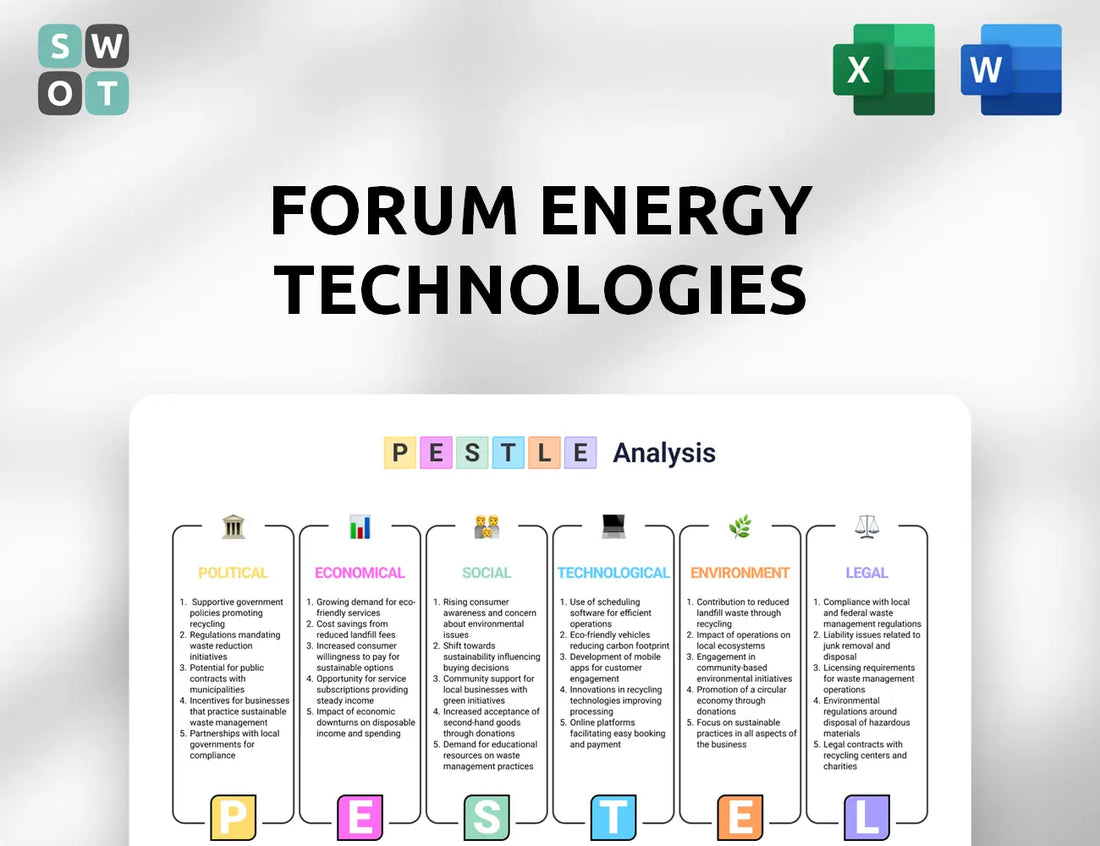 Forum Energy Technologies PESTLE Analysis
