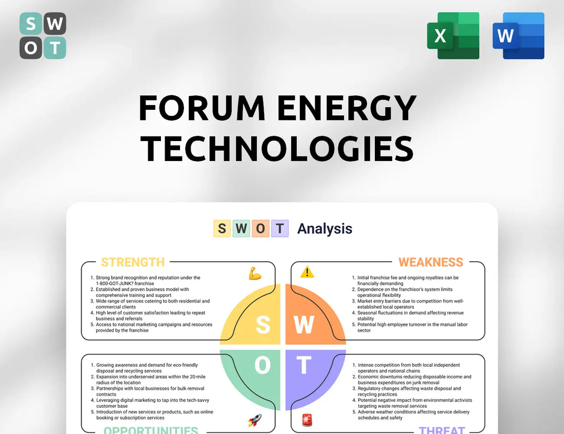 Forum Energy Technologies SWOT Analysis