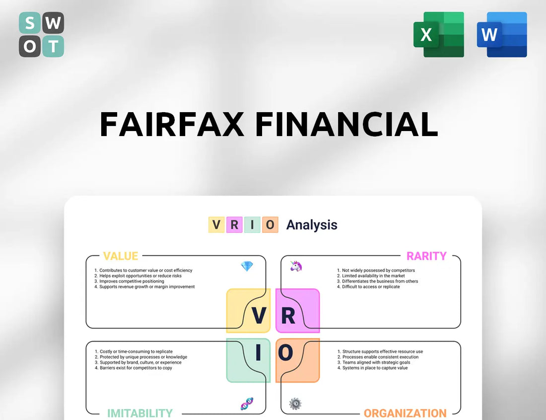 Fairfax Financial VRIO Analysis