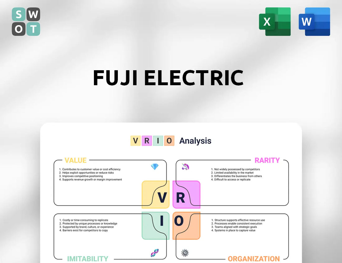Fuji Electric VRIO Analysis