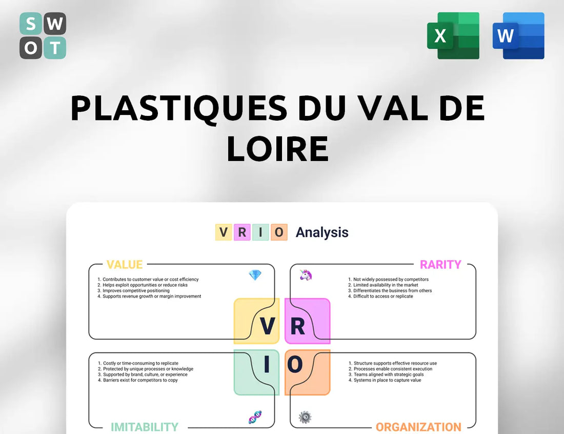 Plastiques du Val de Loire VRIO Analysis