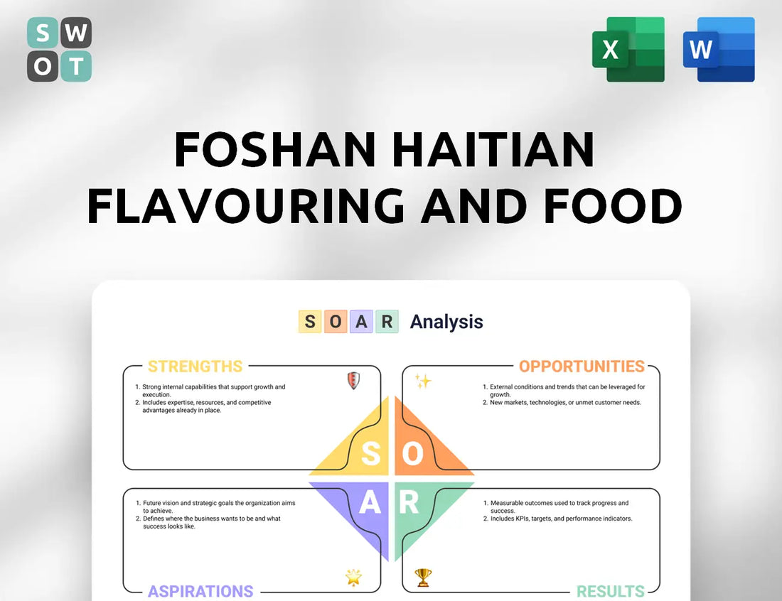 Foshan Haitian Flavouring and Food SOAR Analysis