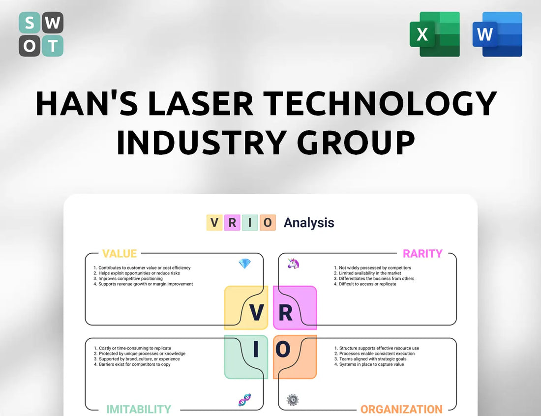 Han's Laser Technology Industry Group VRIO Analysis