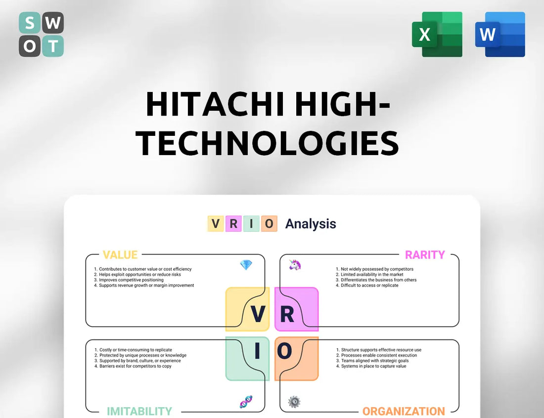 Hitachi High-Technologies VRIO Analysis