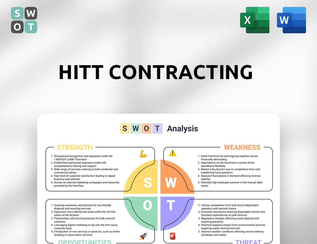HITT Contracting SWOT Analysis