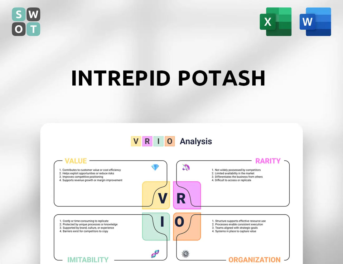 Intrepid Potash VRIO Analysis
