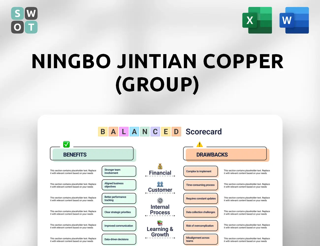 Ningbo Jintian Copper (Group) Balanced Scorecard