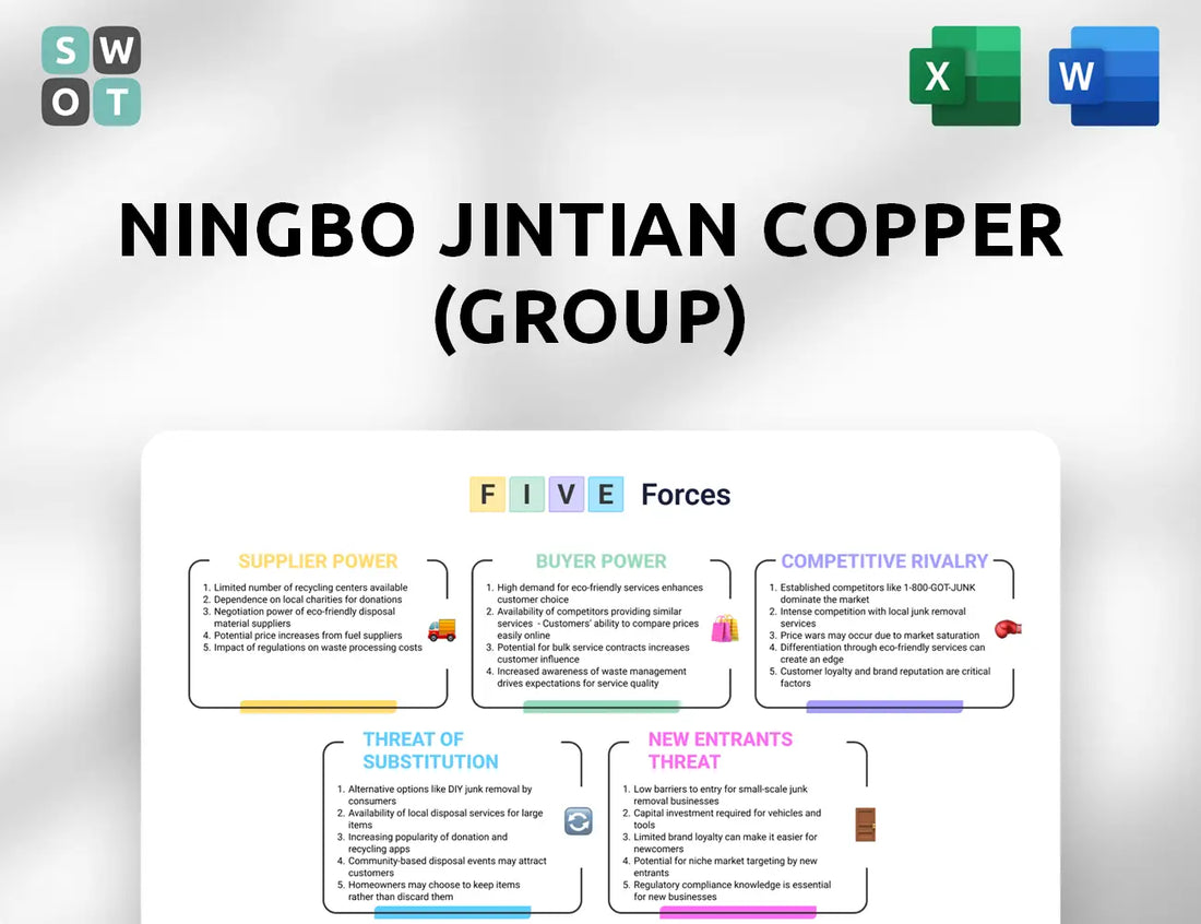 Ningbo Jintian Copper (Group) Porter's Five Forces Analysis