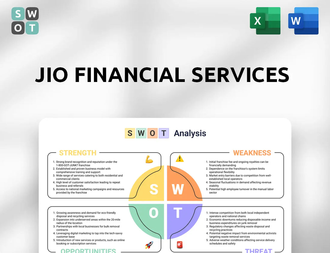 Jio Financial Services SWOT Analysis