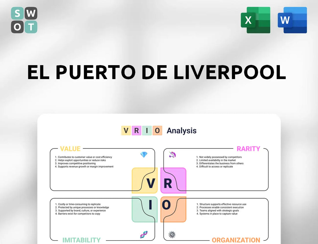 El Puerto de Liverpool VRIO Analysis