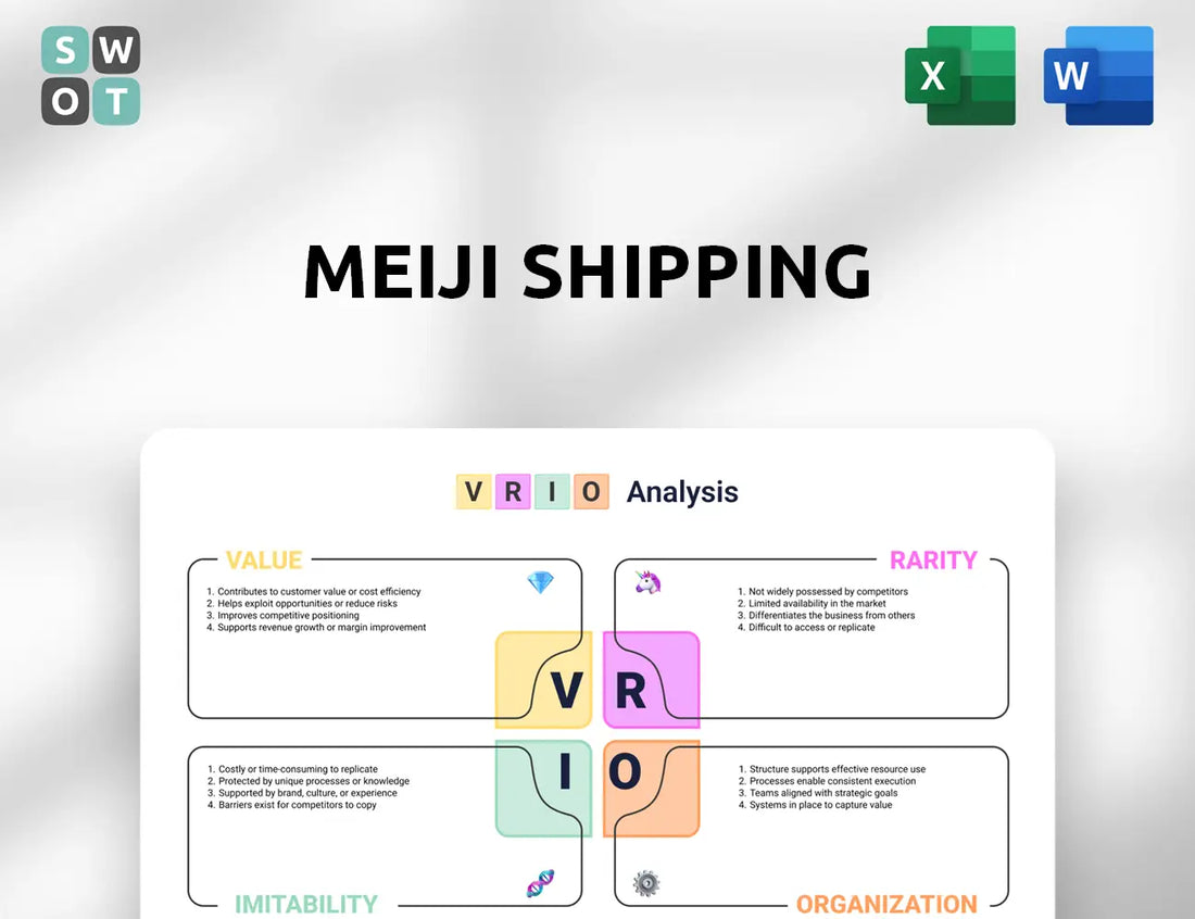 Meiji Shipping VRIO Analysis