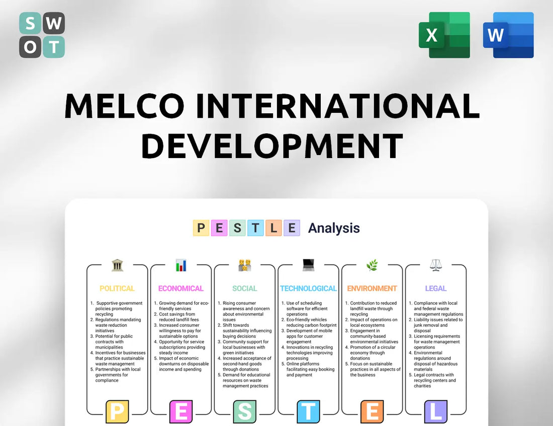 Melco International Development PESTLE Analysis