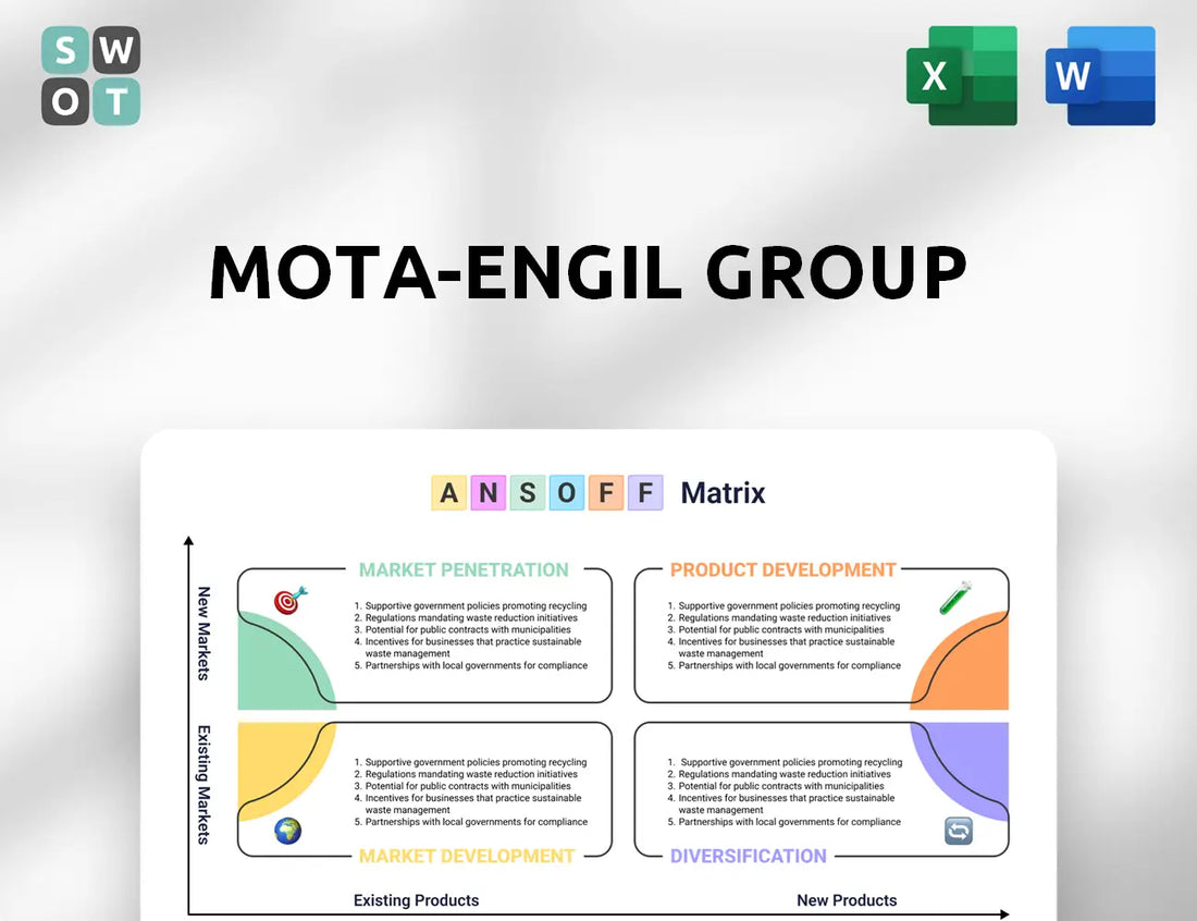 Mota-Engil Group Ansoff Matrix