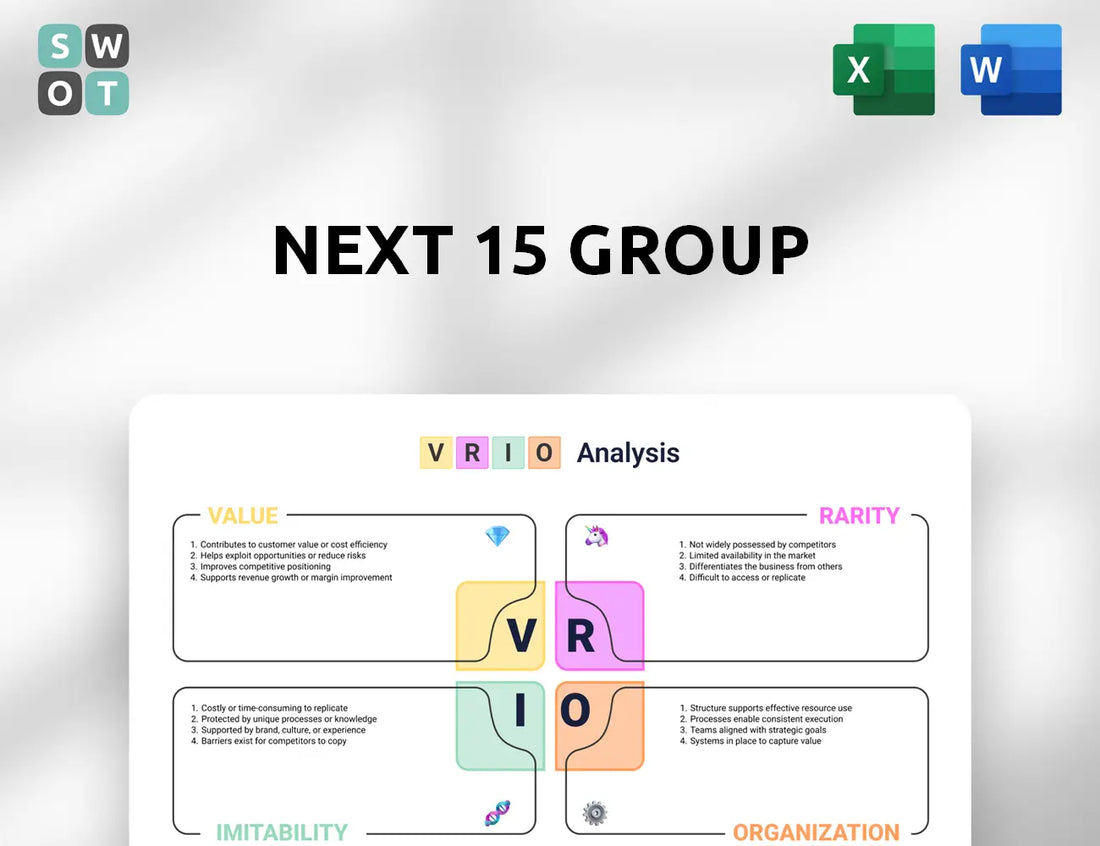 Next 15 Group VRIO Analysis