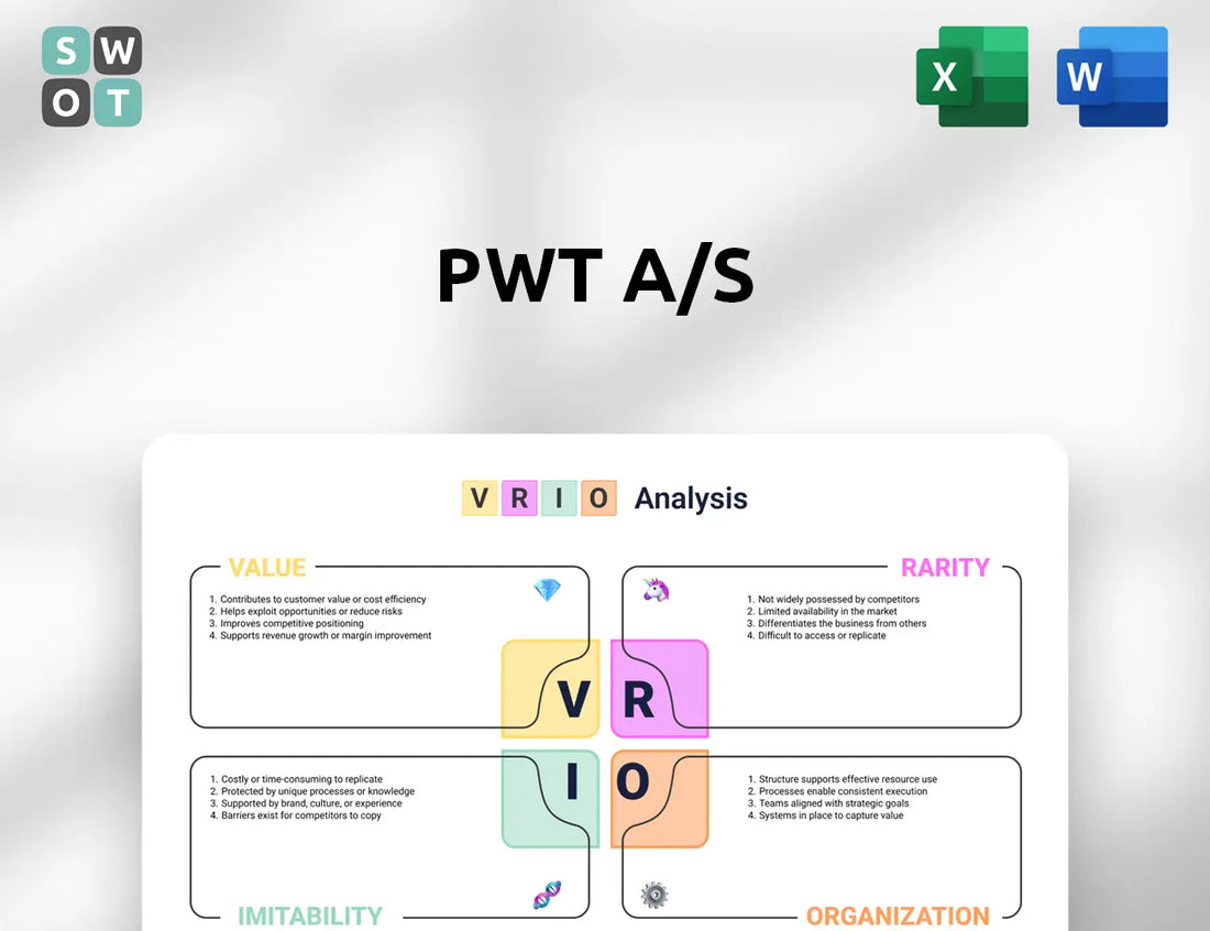 PWT A/S VRIO Analysis