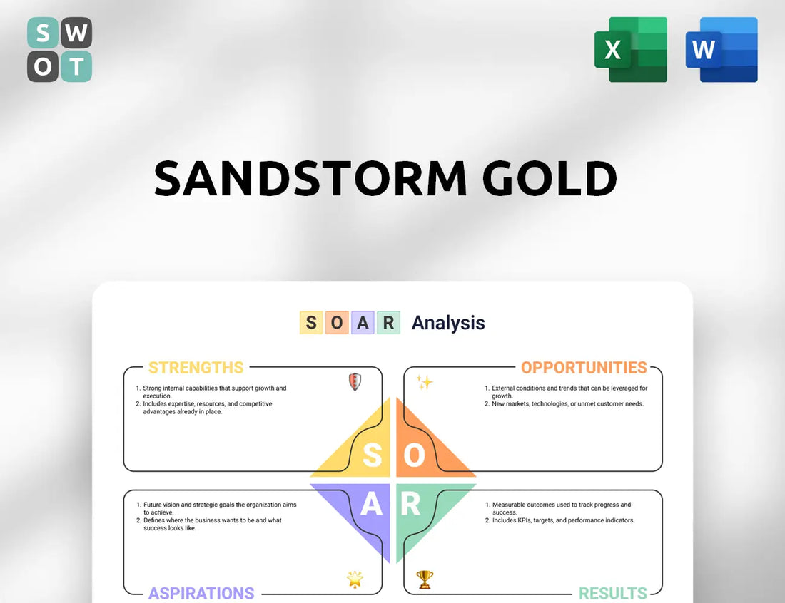 Sandstorm Gold SOAR Analysis