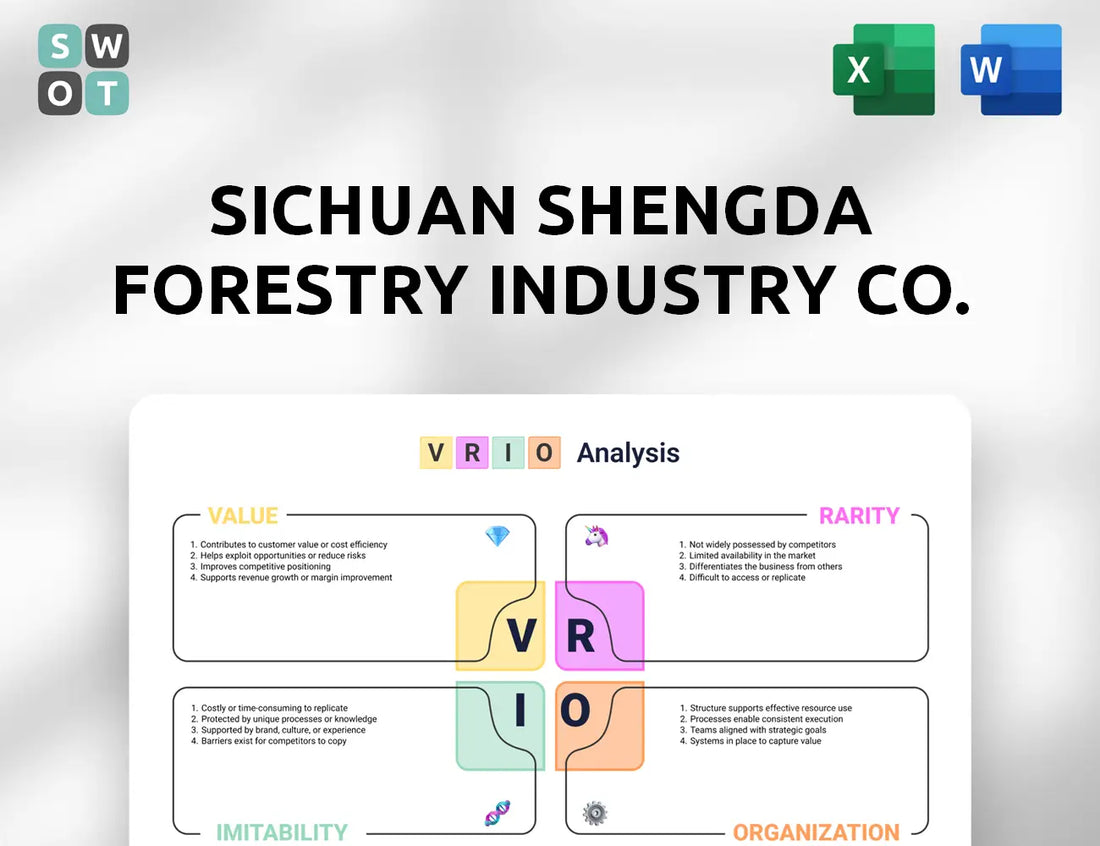 Sichuan Shengda Forestry Industry Co. VRIO Analysis
