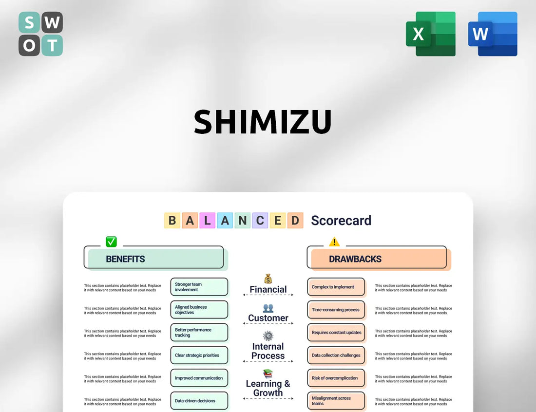 Shimizu Balanced Scorecard