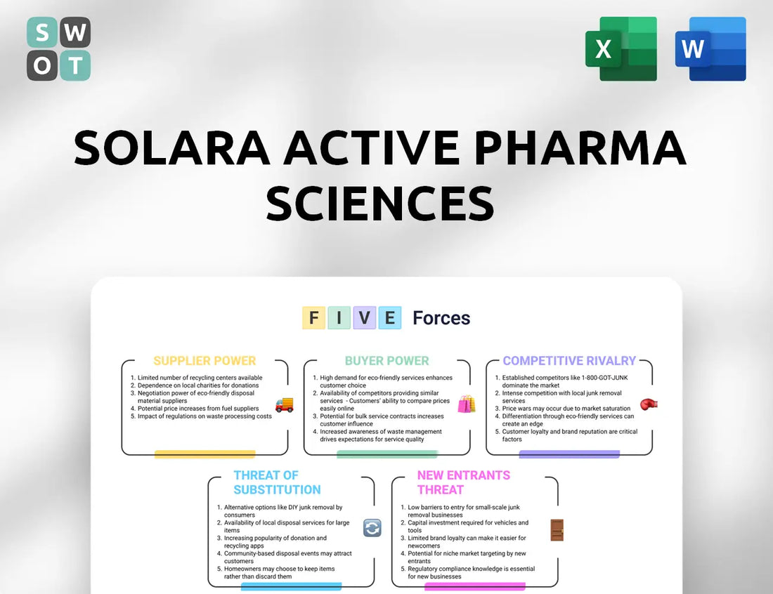Solara Active Pharma Sciences Porter's Five Forces Analysis