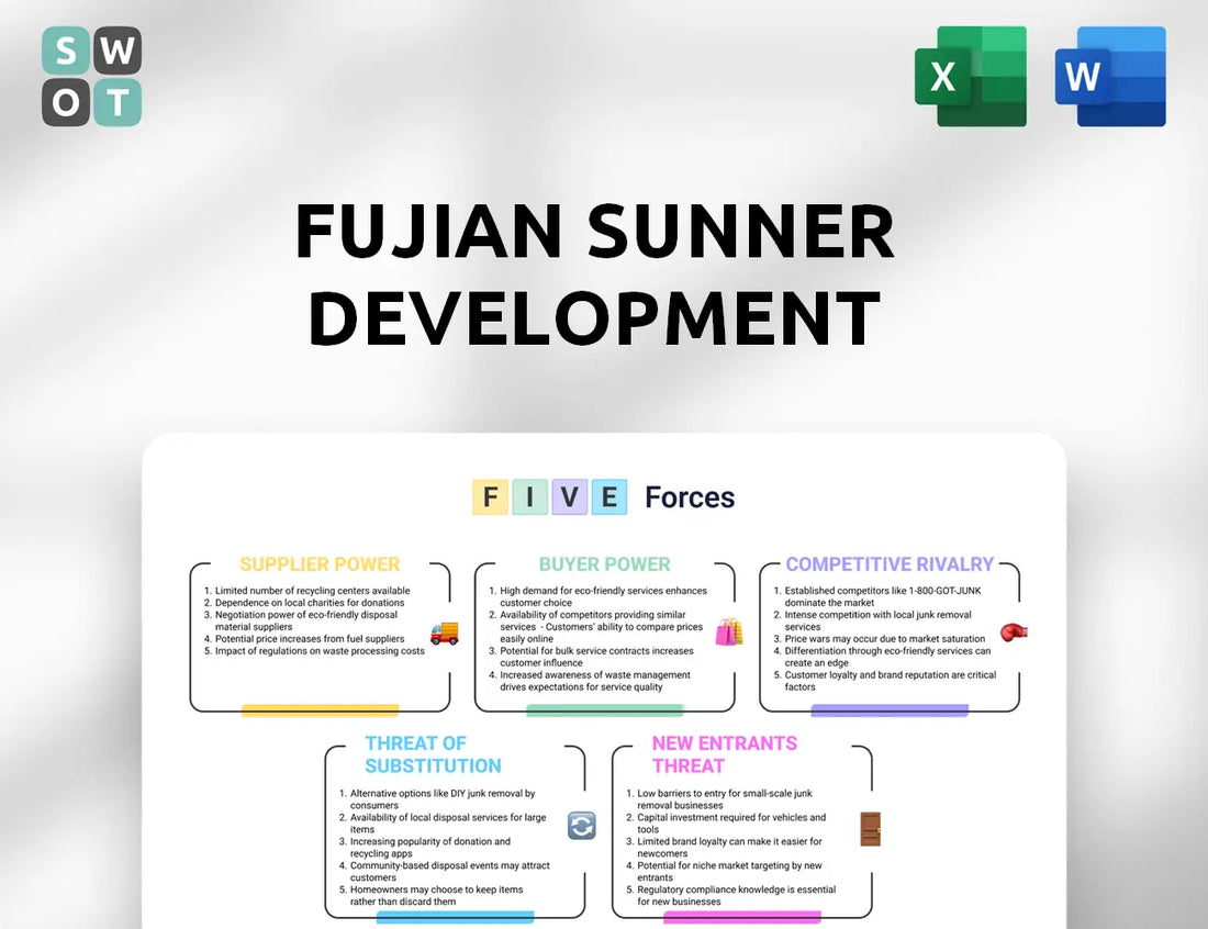 Fujian Sunner Development Porter's Five Forces Analysis