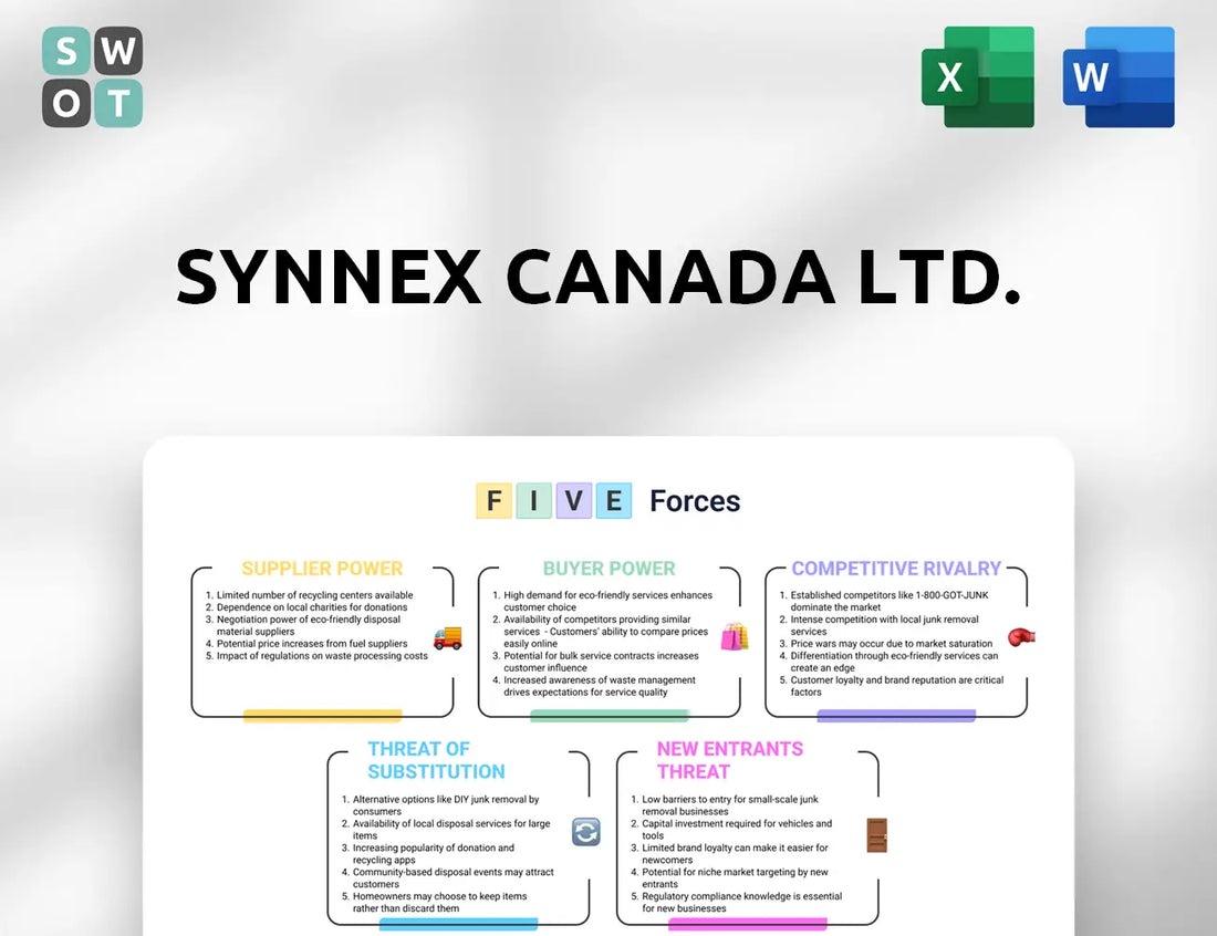 Synnex Canada Ltd. Porter's Five Forces Analysis