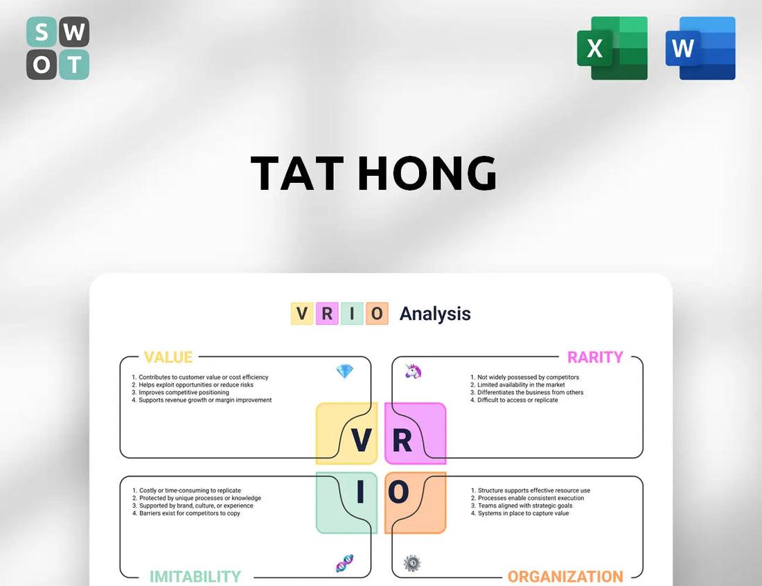 Tat Hong VRIO Analysis