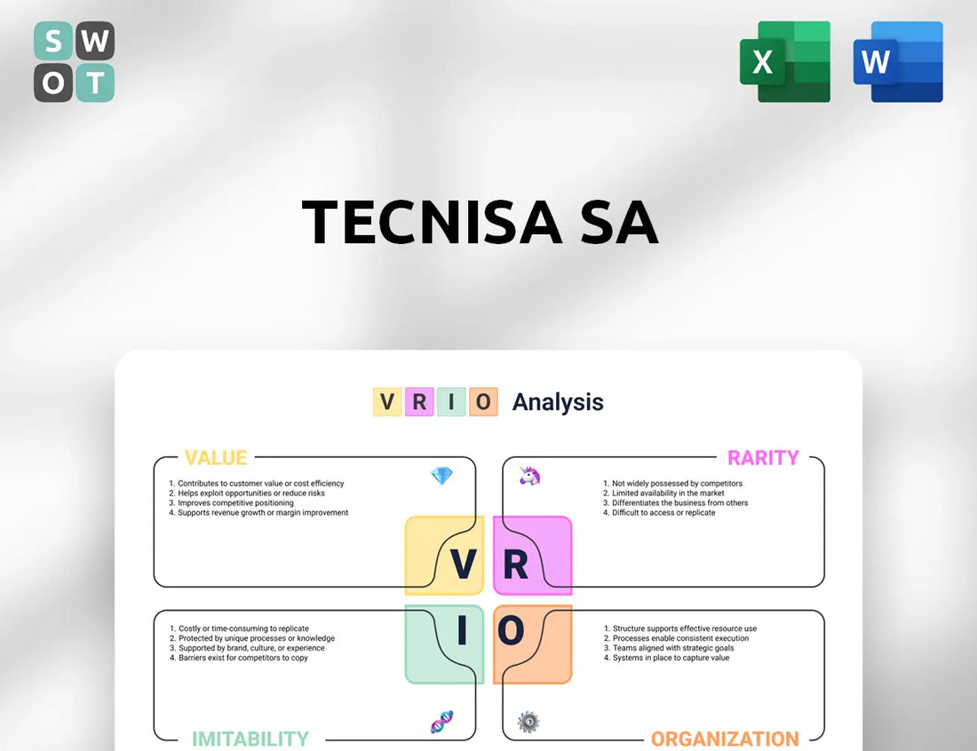 Tecnisa SA VRIO Analysis