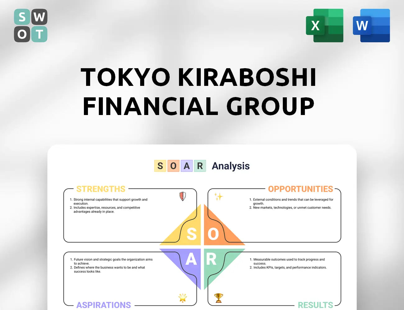 Tokyo Kiraboshi Financial Group SOAR Analysis