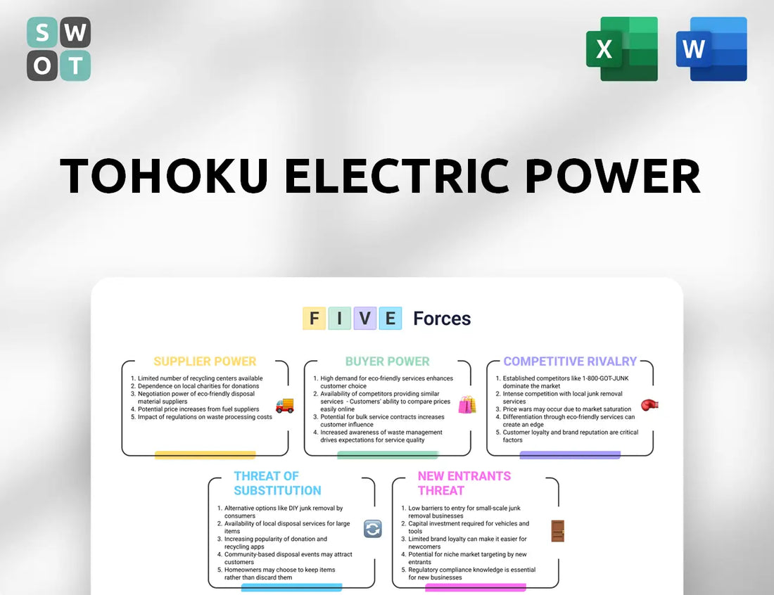 Tohoku Electric Power Porter's Five Forces Analysis