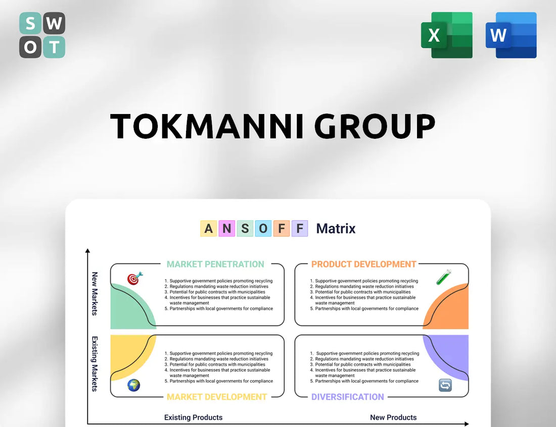 Tokmanni Group Ansoff Matrix