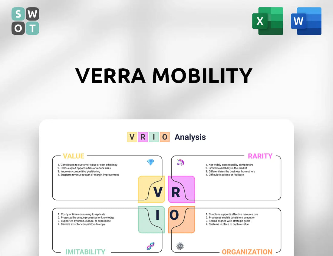 Verra Mobility VRIO Analysis