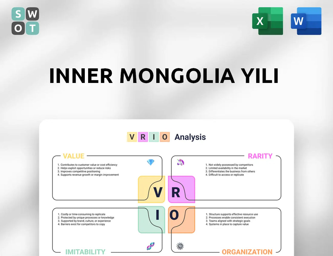 Inner Mongolia Yili VRIO Analysis
